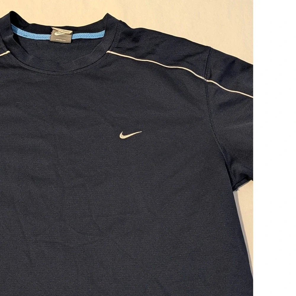 Nike Mens XXL Navy Blue Short Sleeve Athletic Training T-Shirt